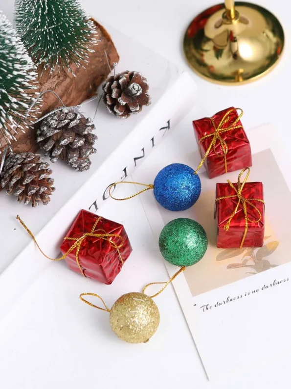 tree decoration items, red tree decoration