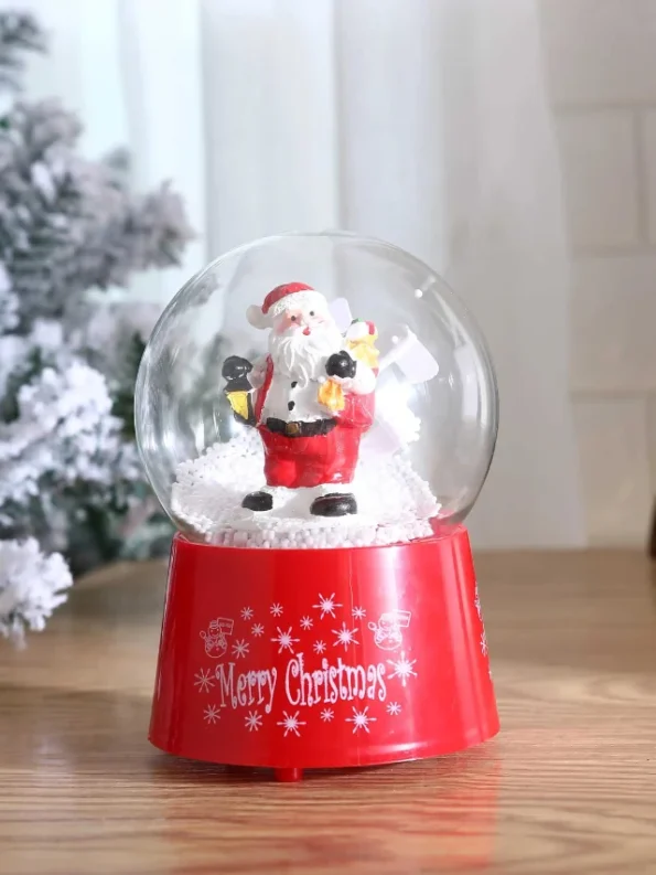 Musical santa shop, christmas store, christmas market
