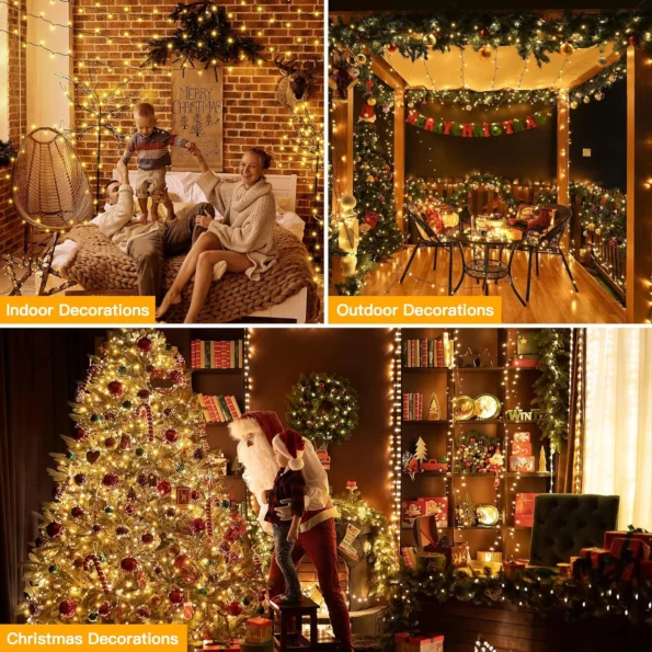 Multicolor Serial String Led Light with 8 Modes, home decoration light christmas store.uk, christmas shop