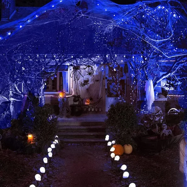 blue xmas decoration light, christmas store uk,