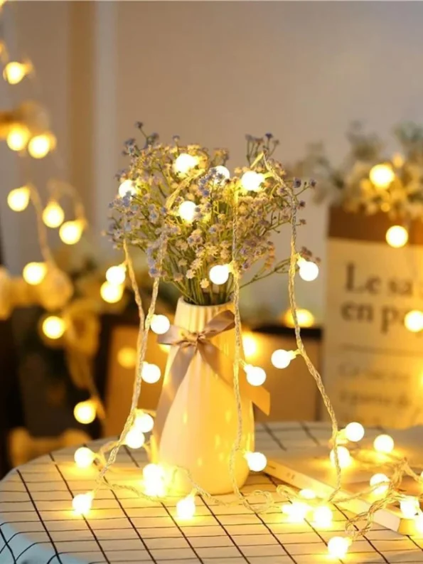 globe small ball led light, tree decoration light, home decoration light, hristmas-tree-decoration-light