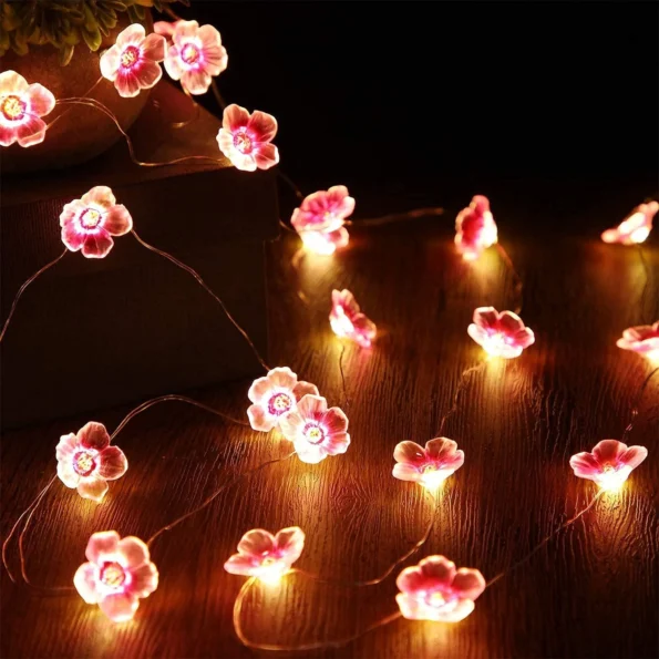 flower led light, christmas store, chritsmas tree decoration light, tree ornament